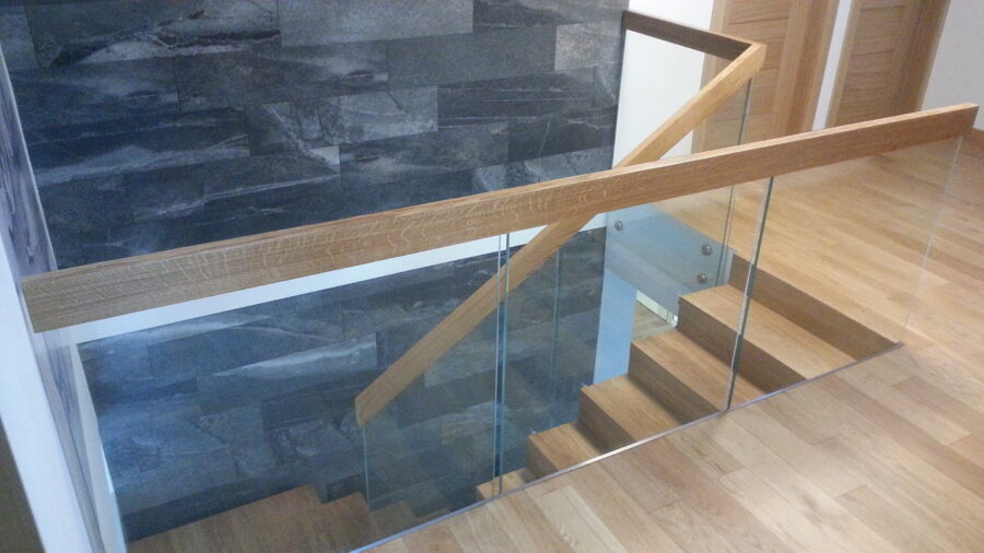 Balustrady szklane