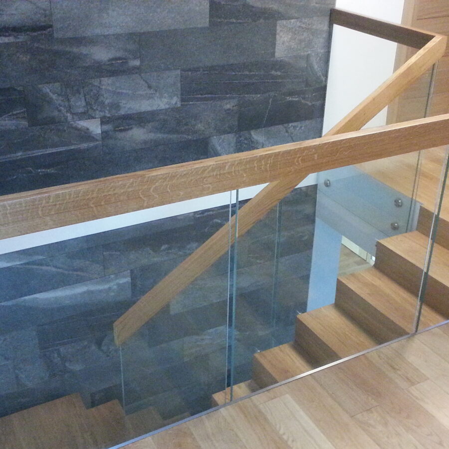 Balustrady szklane